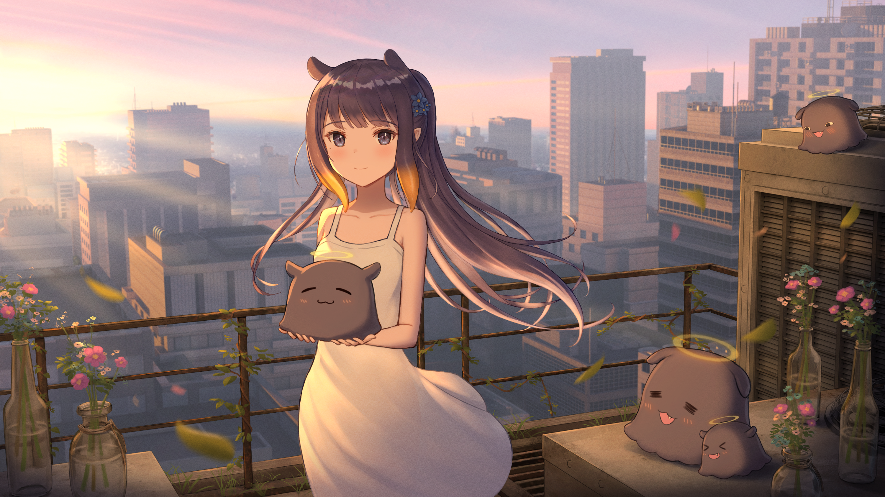 Cityscape Anime Full HD Wallpaper #3872