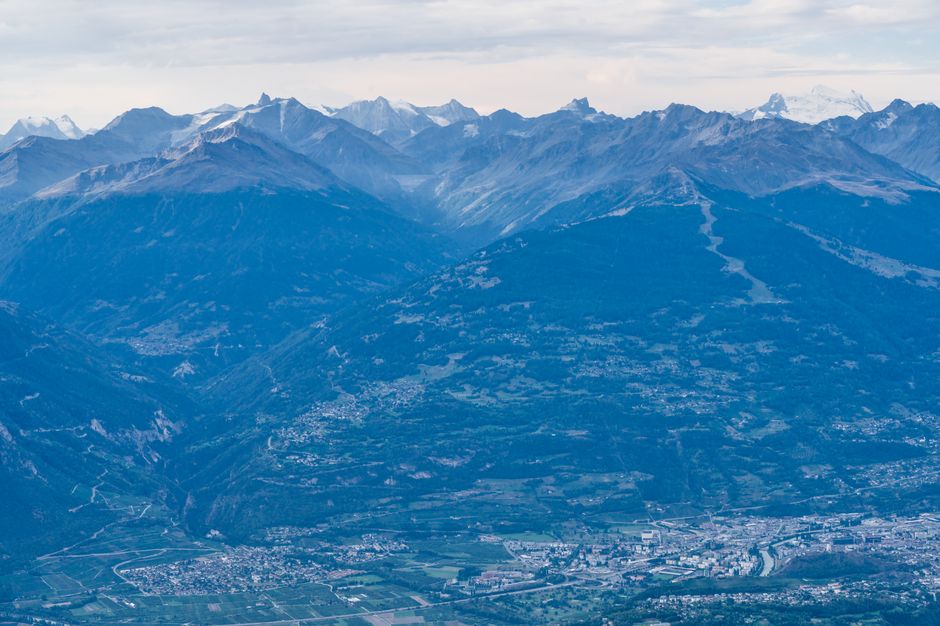 Mountain Stunning Aerial View Of The Swiss Alps Showcasing Majestic Mountain Ranges And Valleys. HD Wallpaper #3868